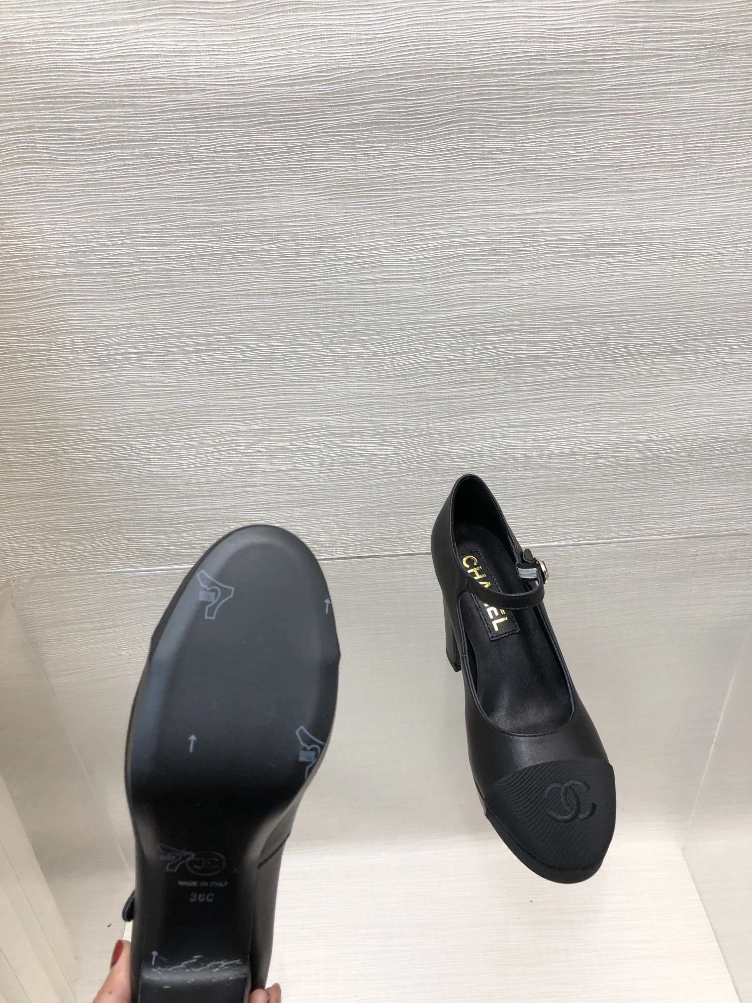 &COCO-- 3h1958 G45118 B14015 94305 Heel height：9.5CM cowhide sheepskin item:D-X000F2834